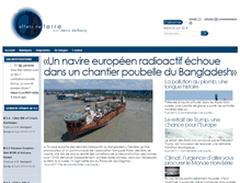 Tablet Screenshot of effetsdeterre.fr